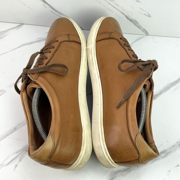 Allen Edmonds Mens 12 D Brown Leather Courtside Casual Low Top Sneakers 3578 main image 7